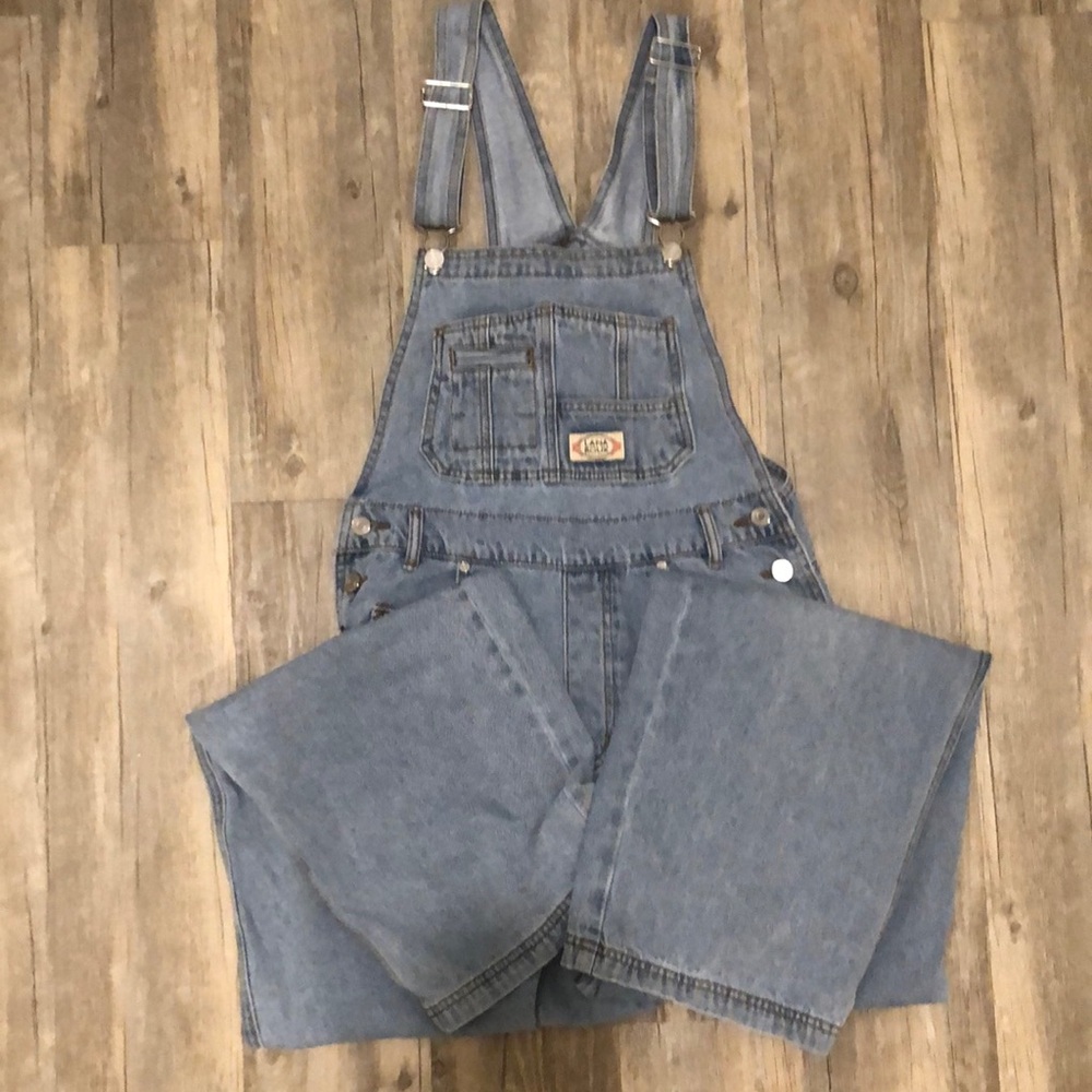 Lana Roux Denim Overalls SZ Medium NWOT